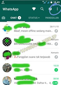 klik 3 titik di kanan atas untuk membuka menu