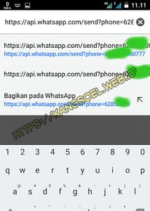 cara chat whatsapp tanpa menyimpan nomor